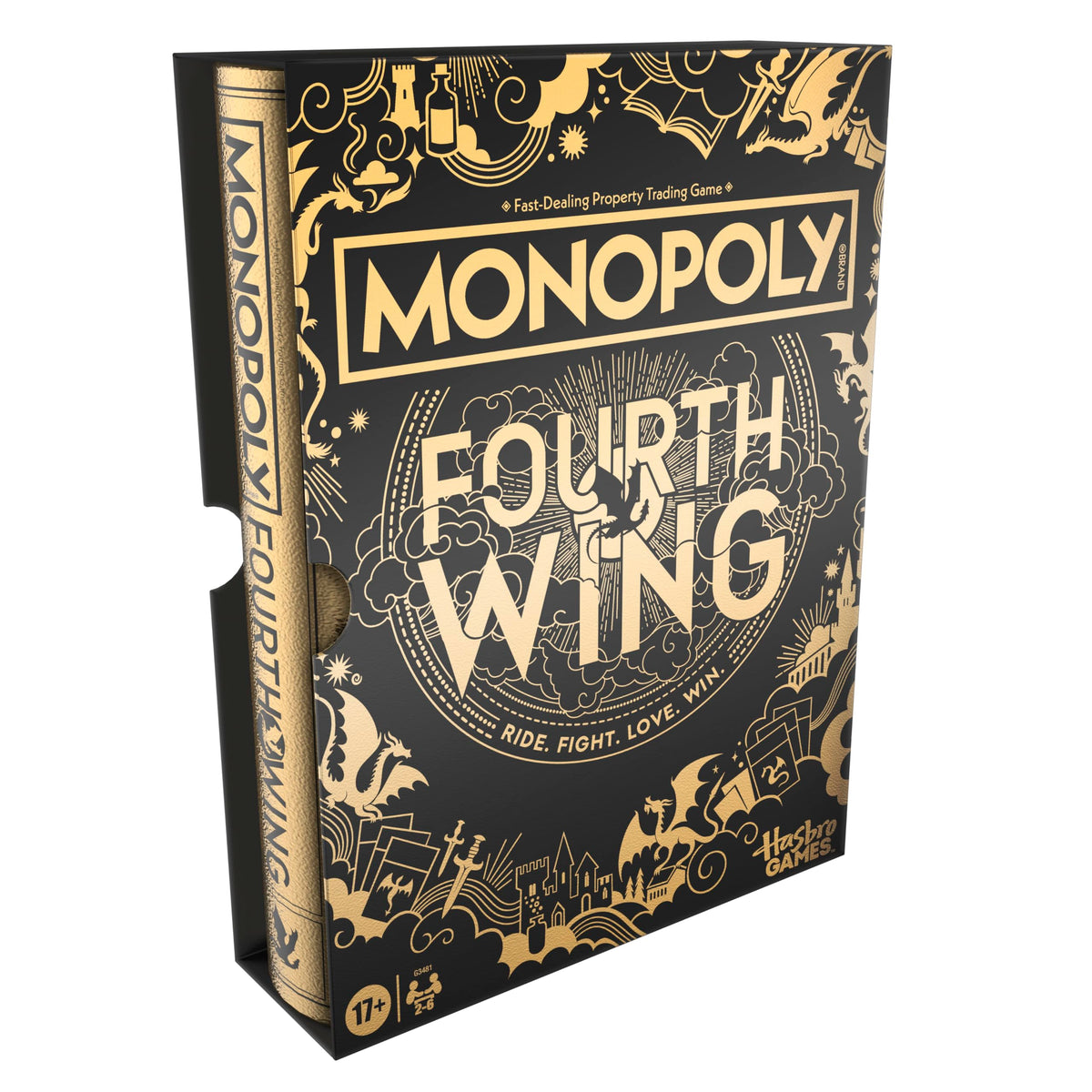 Monopoly Fourth Wing Edition Board Game, 2-6 Players, Ages 17+