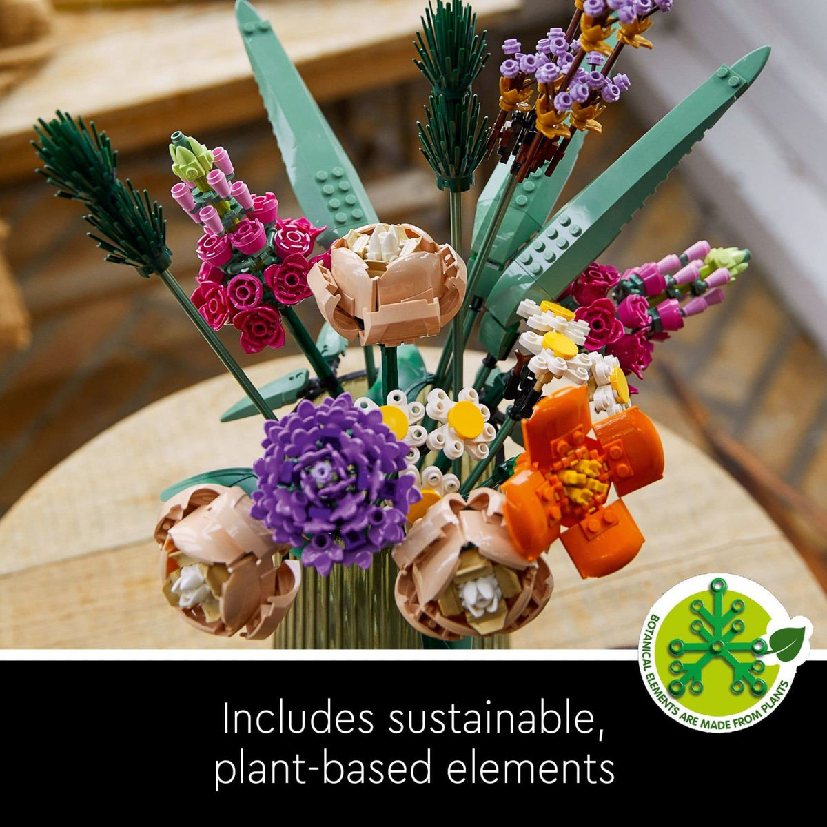 LEGO Icons Flower Bouquet Building Set, 10280