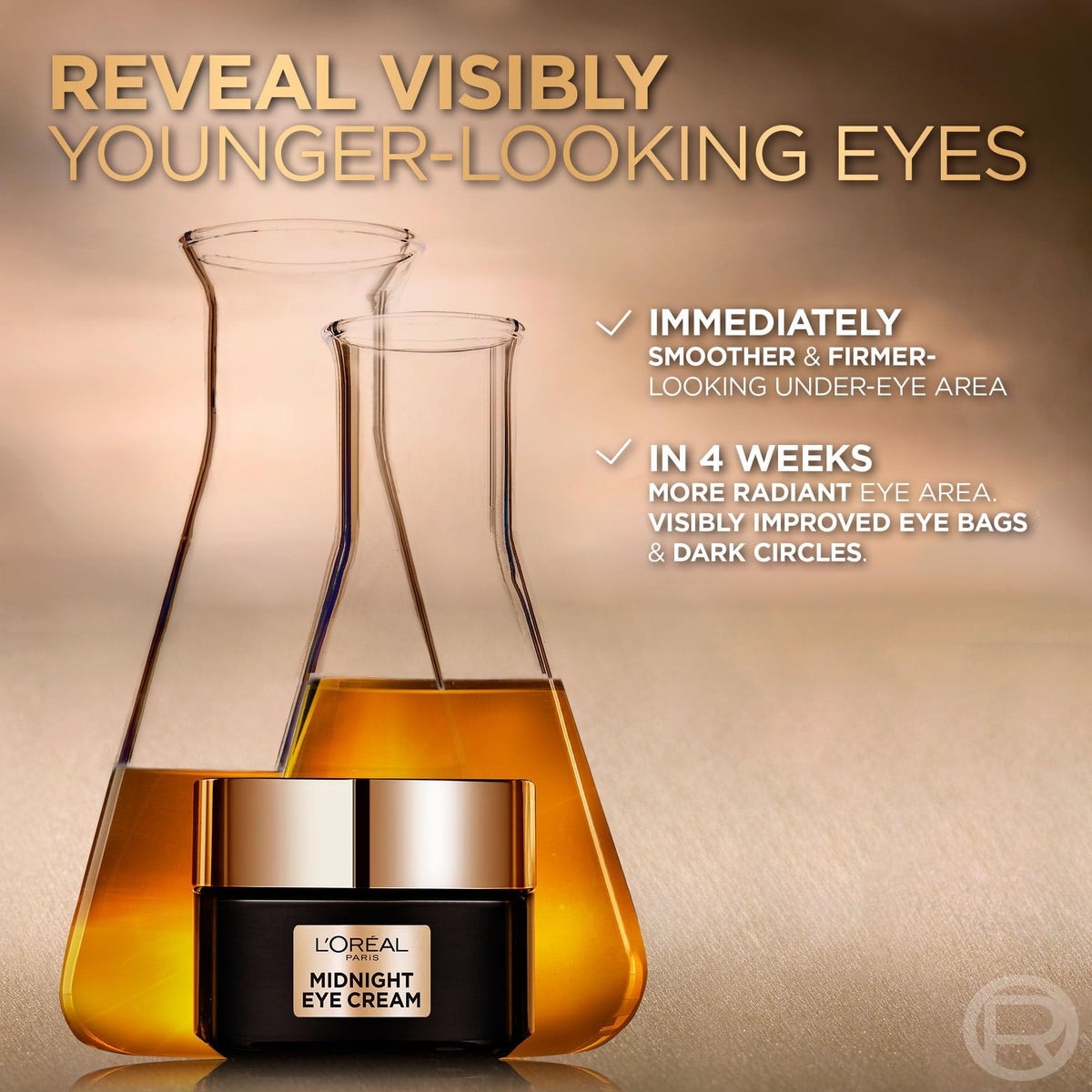 L'Oréal Paris Midnight Eye Cream, Age Perfect Cell Renewal, 15mL