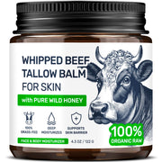 Grass-Fed Whipped Beef Tallow & Honey Face Cream