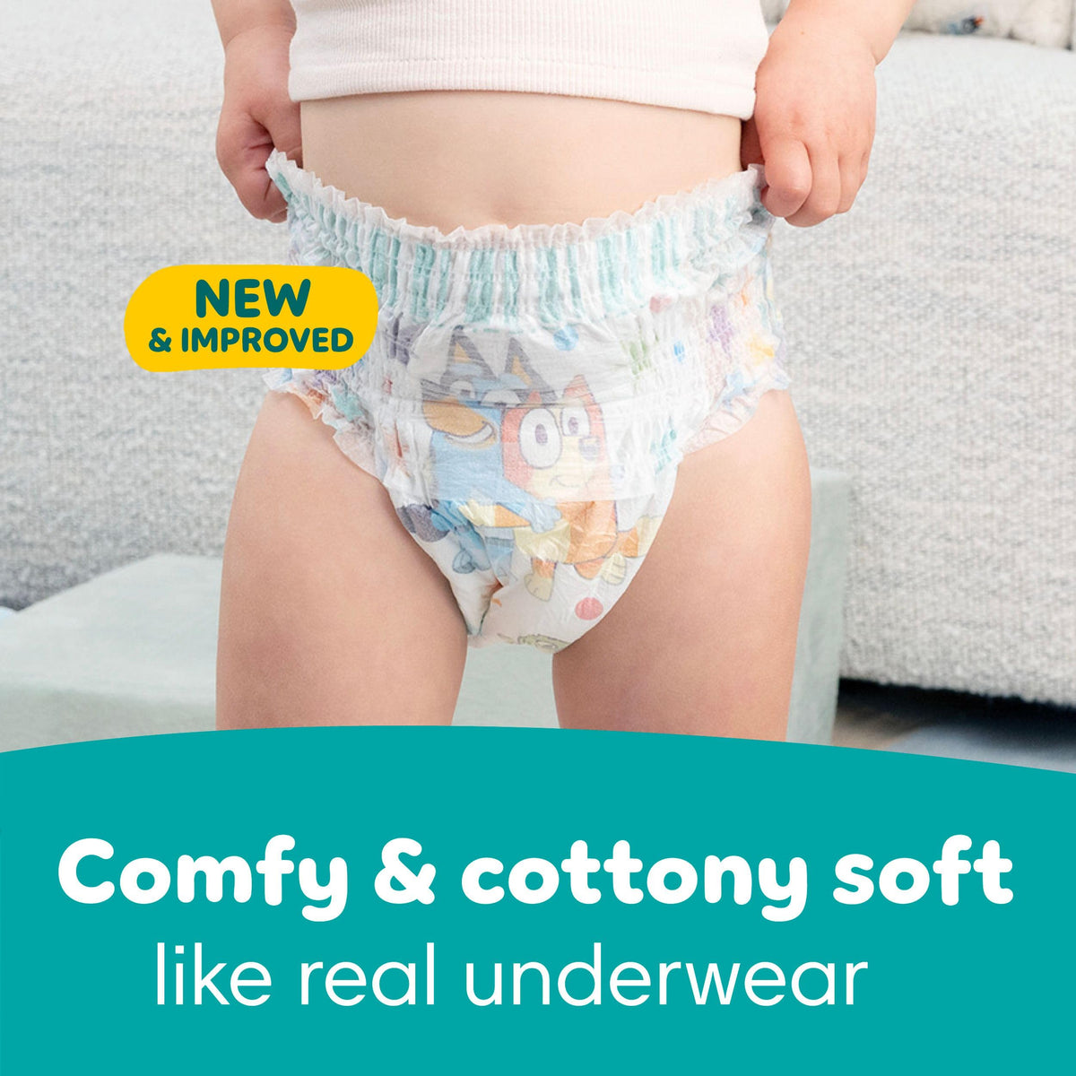 Pampers Easy Ups Training Underwear Boys, Size 8 (6T-7T), 58 Count