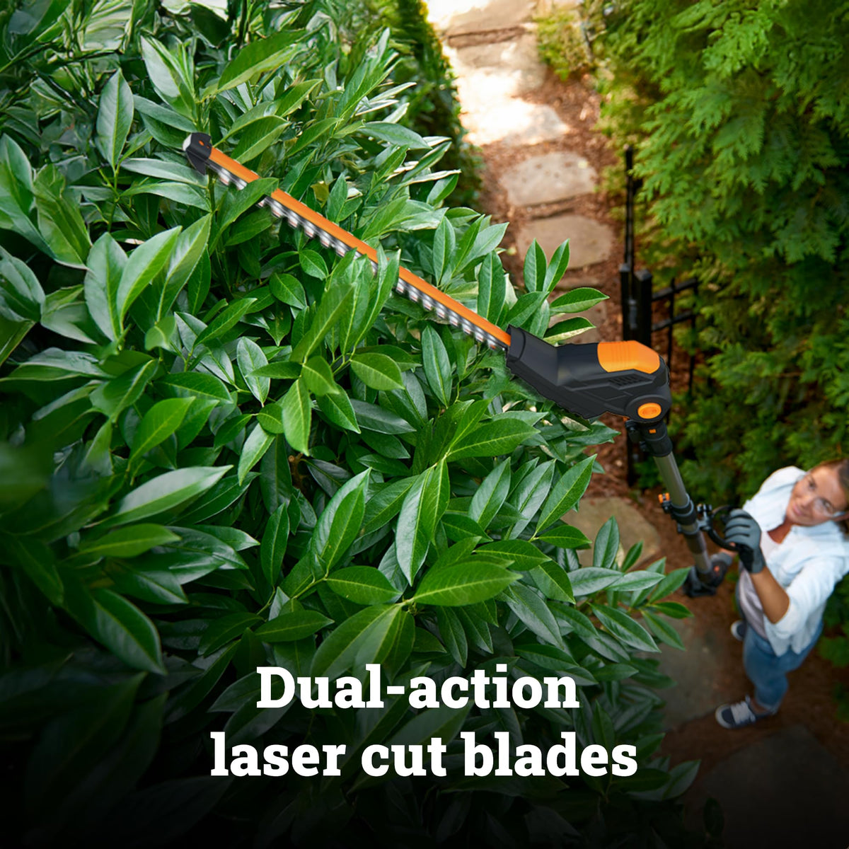 WORX WG252.9 20V 20" Cordless Hedge Trimmer