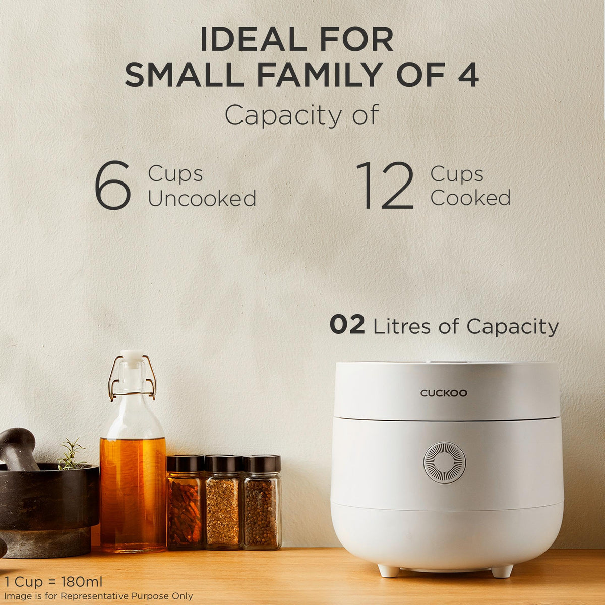 CUCKOO Fuzzy Logic Rice Cooker CR-0675FW, White, 6 Cup Uncooked