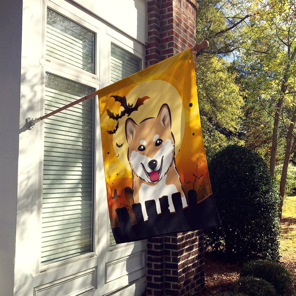 Caroline's Treasures Halloween Shiba Inu House Flag, Large