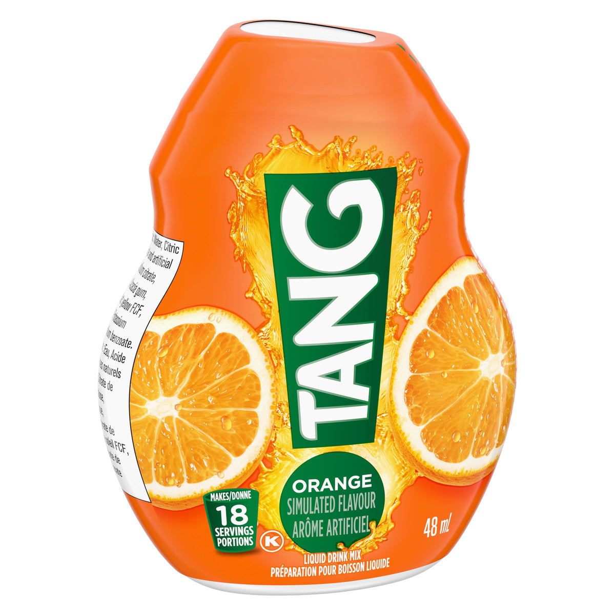 Tang Orange Liquid Drink Mix, 48 mL, 12 Pack