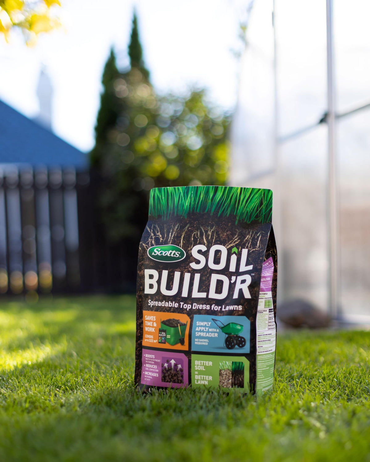 Scotts Soil Build'R Spreadable Lawn Top Dress, 4.2 kg