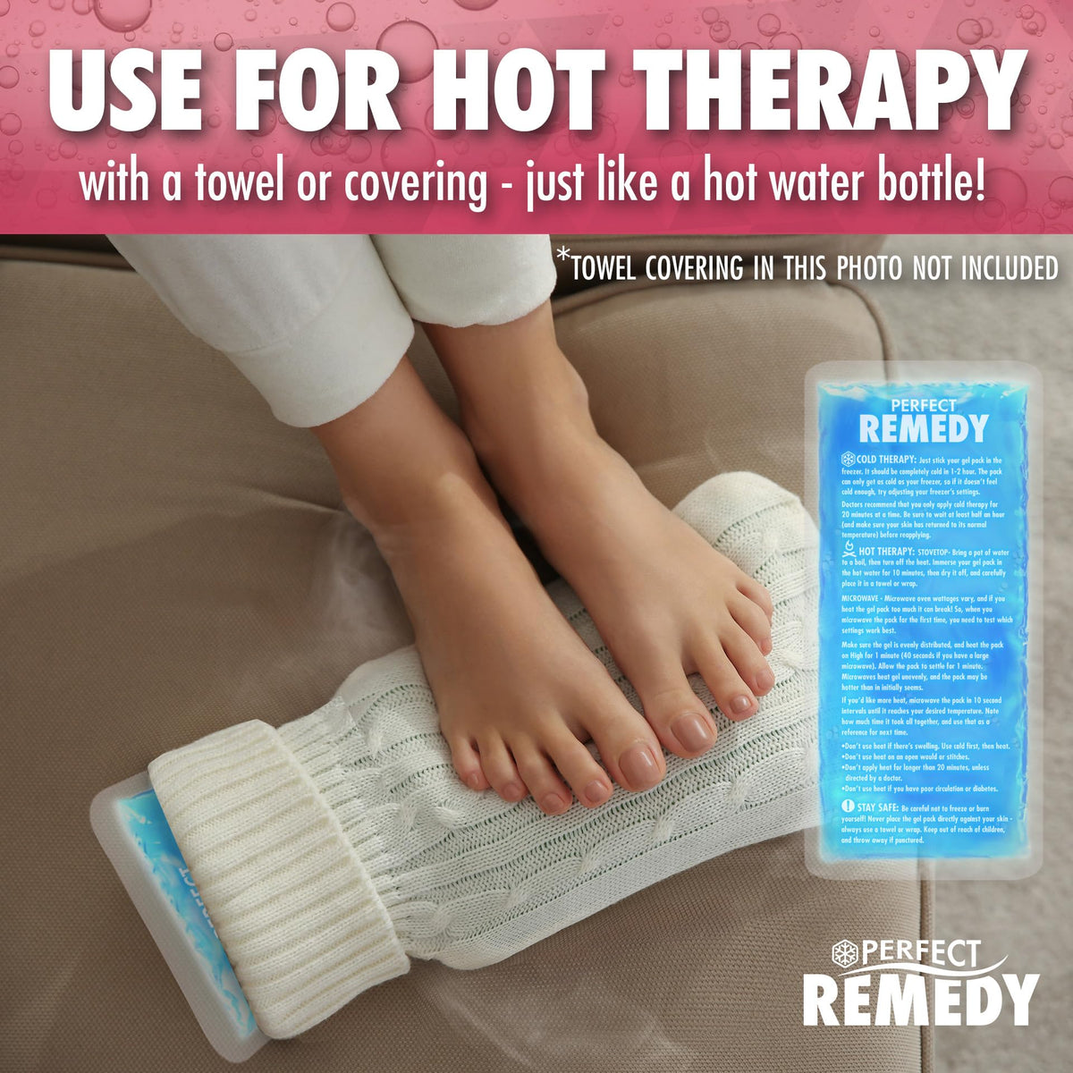 Reusable Gel Ice Packs, 2 Pack
