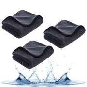 JJundiles Microfibre Shower & Car Cleaning Cloths, 40 x 40 cm, 3-Pack
