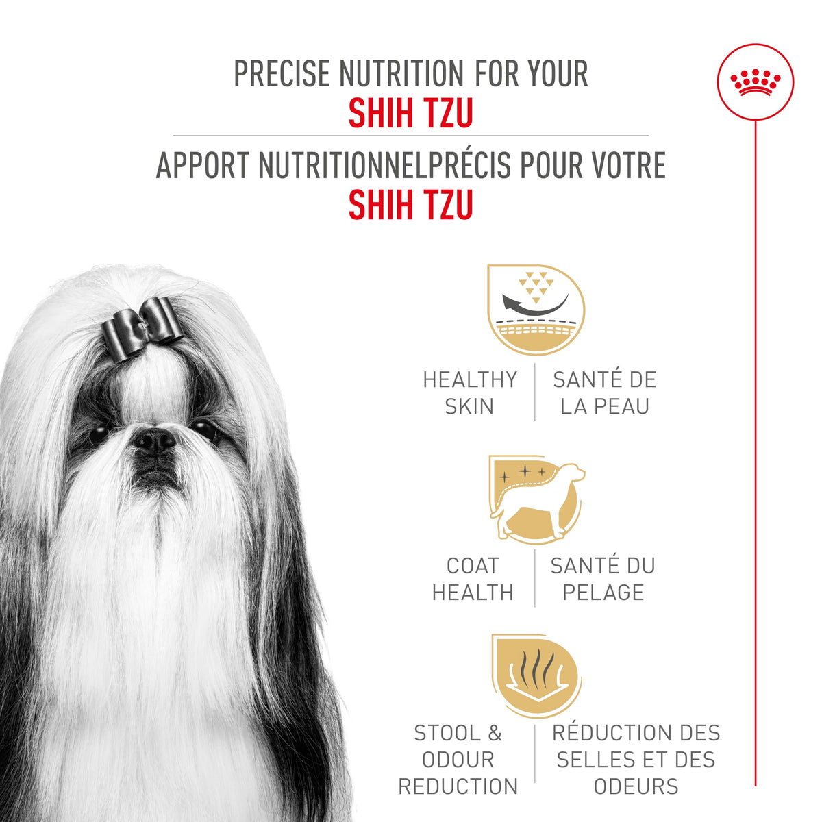 Royal Canin Shih Tzu Adult Dry Dog Food, 10 lb