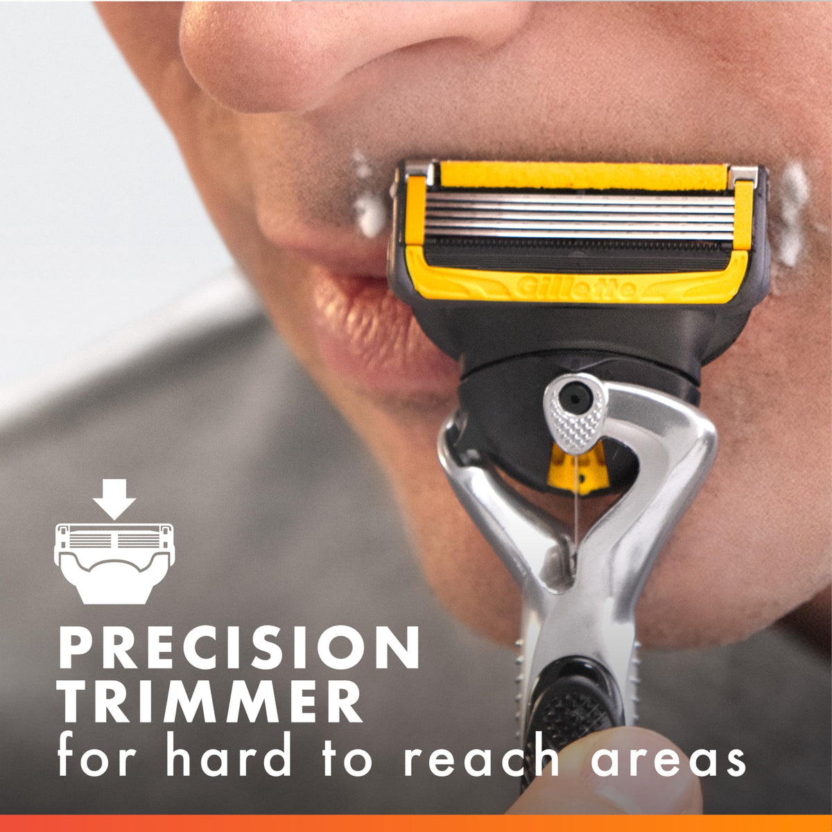 Gillette ProShield Men's Razor, 1 Handle and 5 Blade Refills