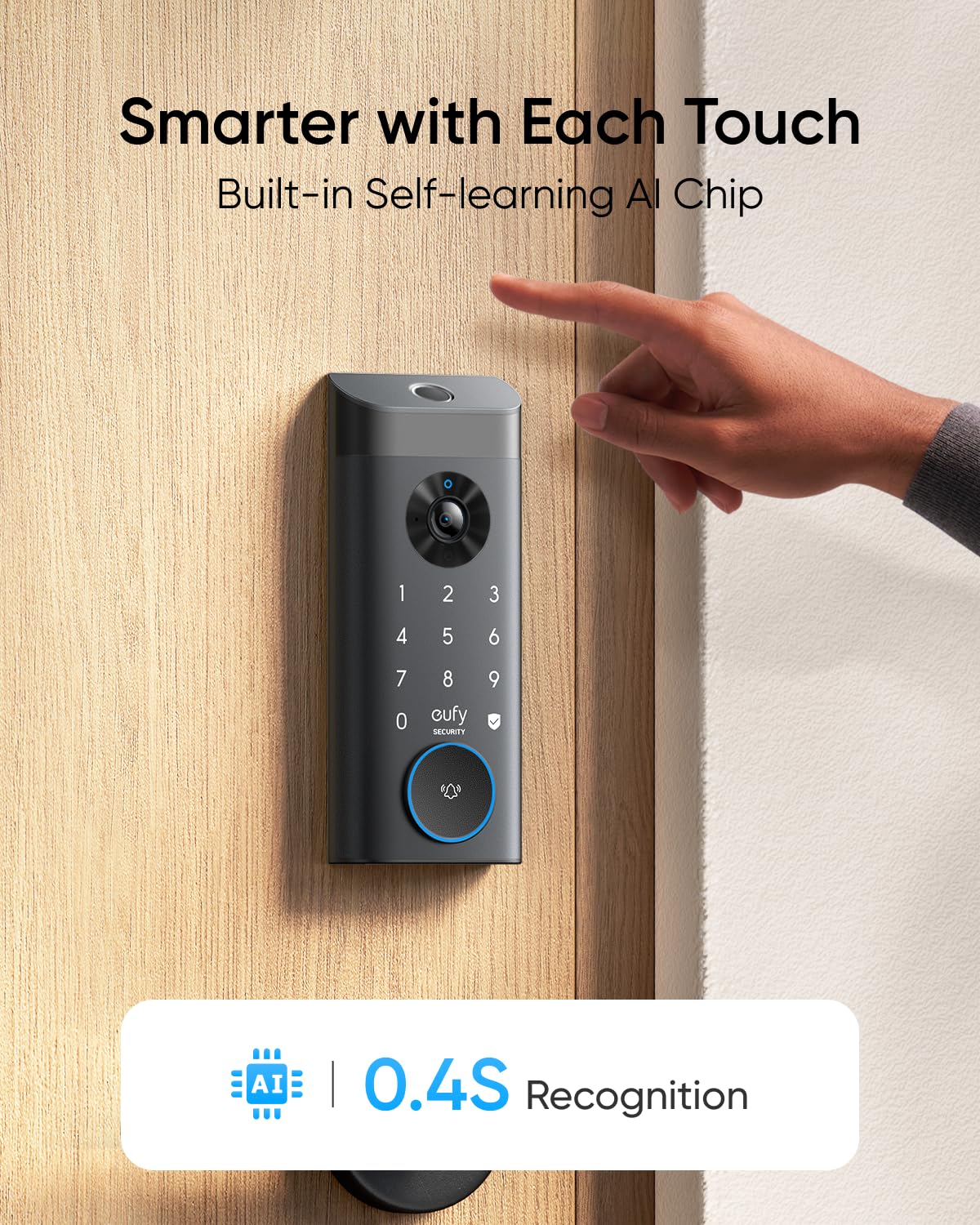 eufy Security Video Smart Lock E330 with Camera and Fingerprint Entry