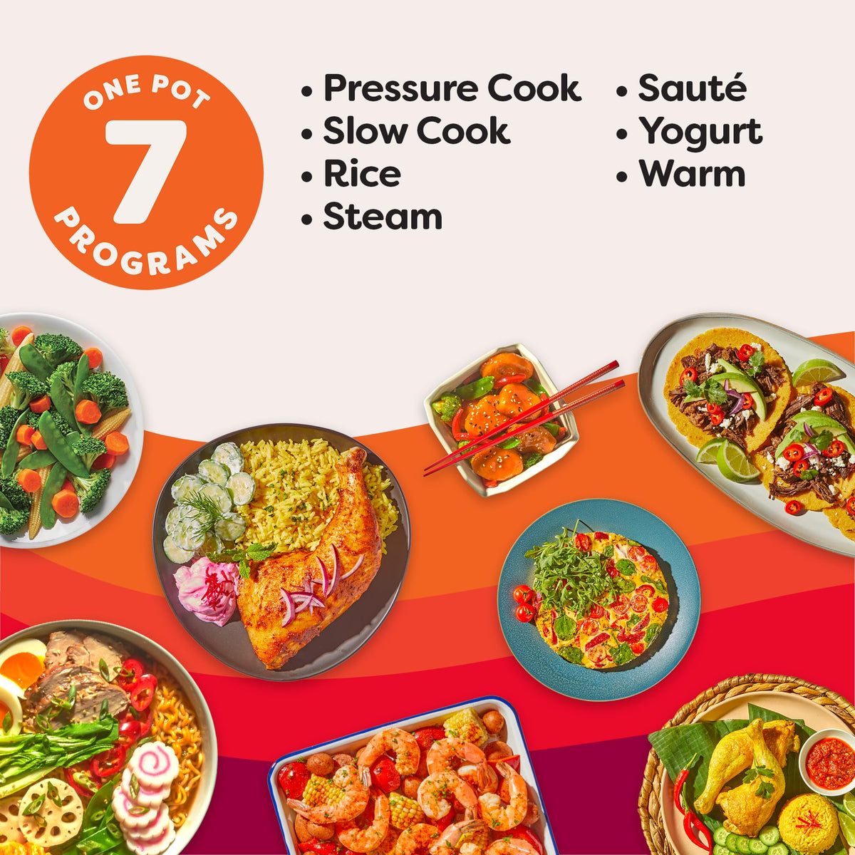 Instant Pot RIO 7-in-1 Electric Multi-Cooker, 6 Quart