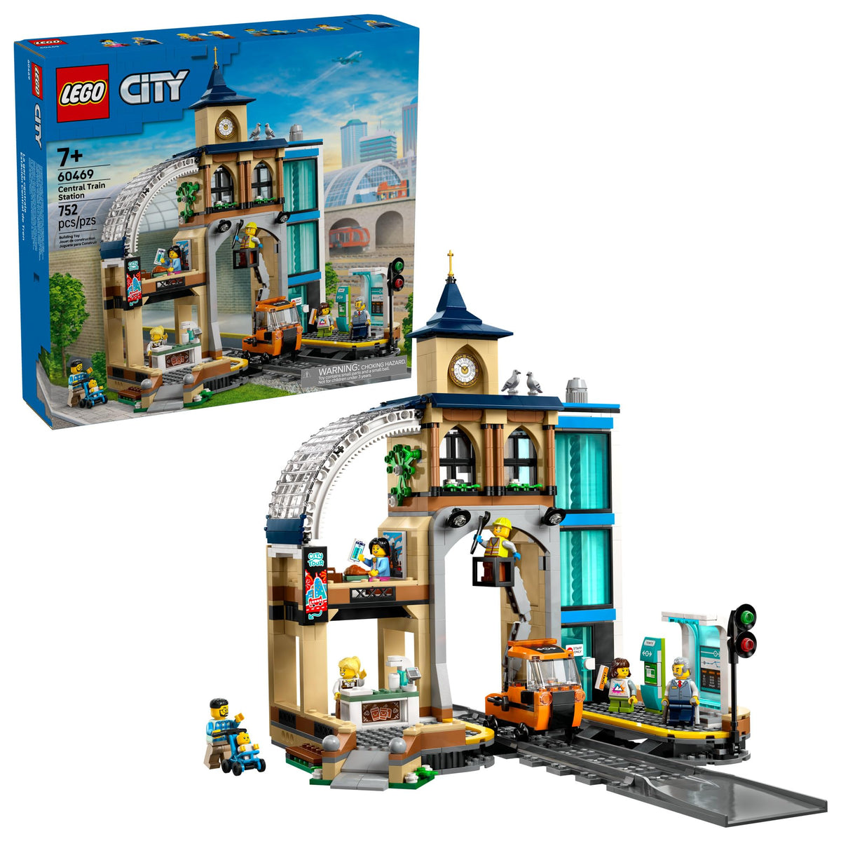 LEGO City Central Train Station Building Set 60469