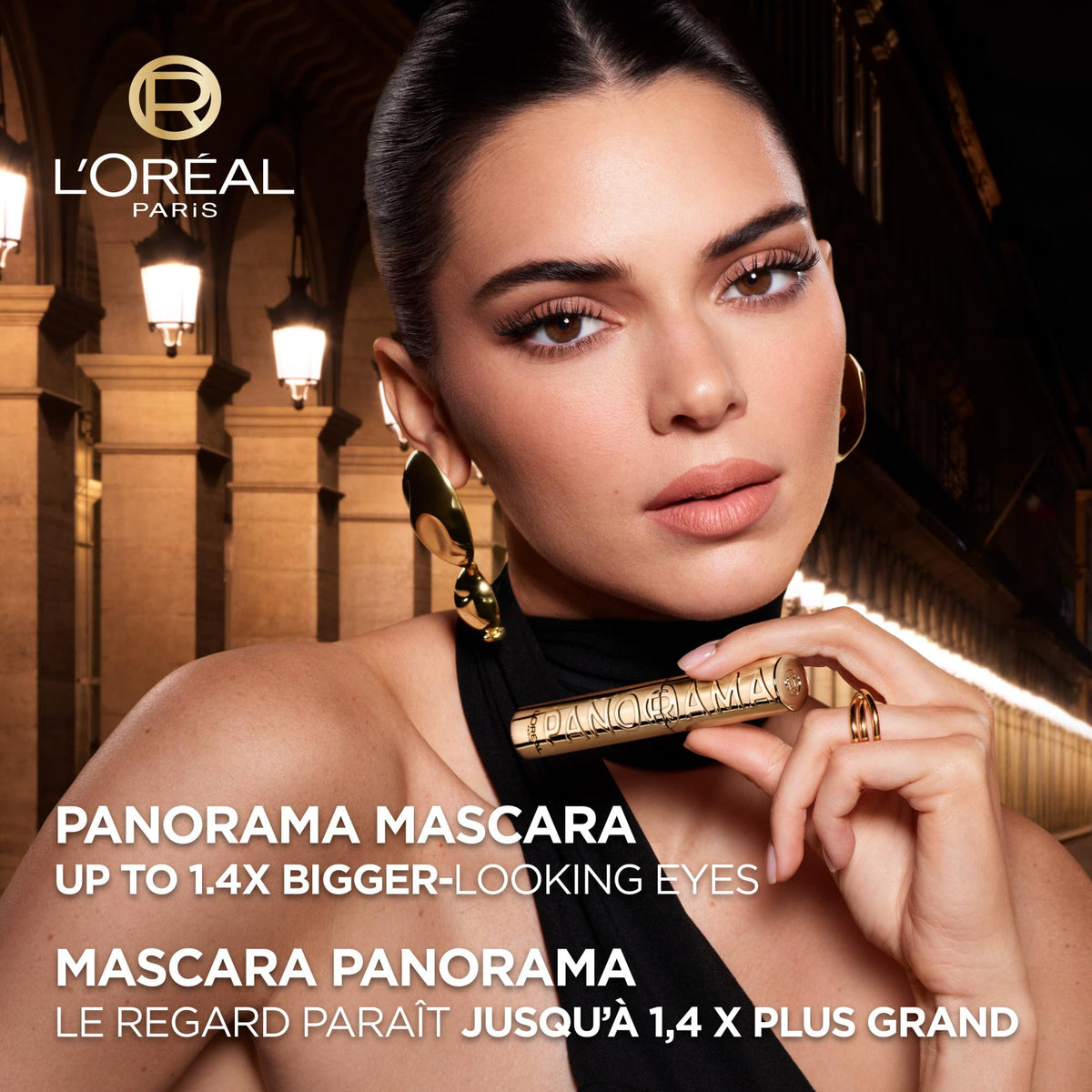 L'Oréal Paris Voluminous Panorama Mascara, Blackest Black, 0.33 fl oz