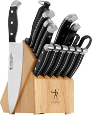 Henckels Premium 15-Piece Knife Set with Block