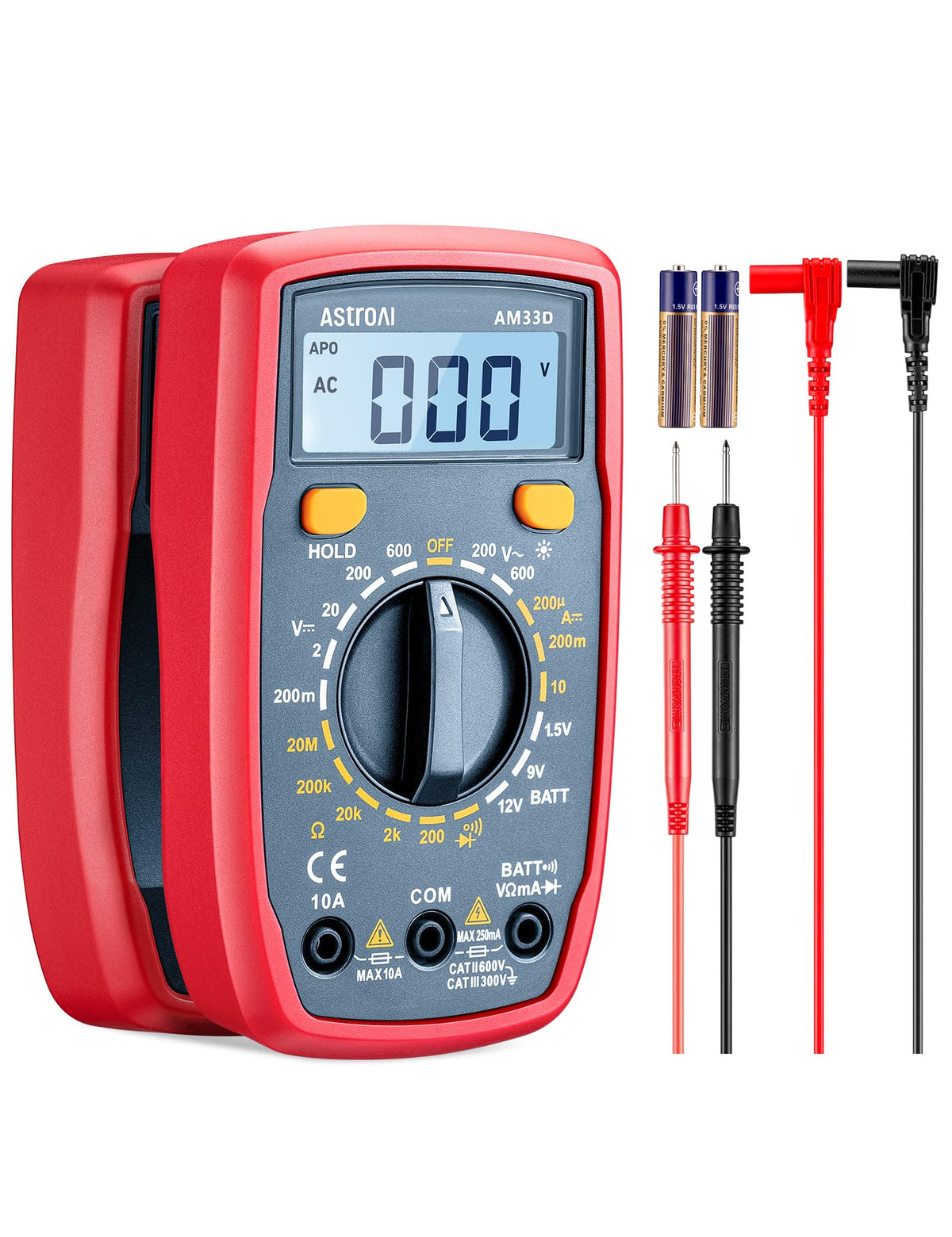 AstroAI Digital Multimeter 2000, Blue