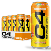 Cellucor C4 Energy Drink, Creamsicle, 473mL, 12 Count