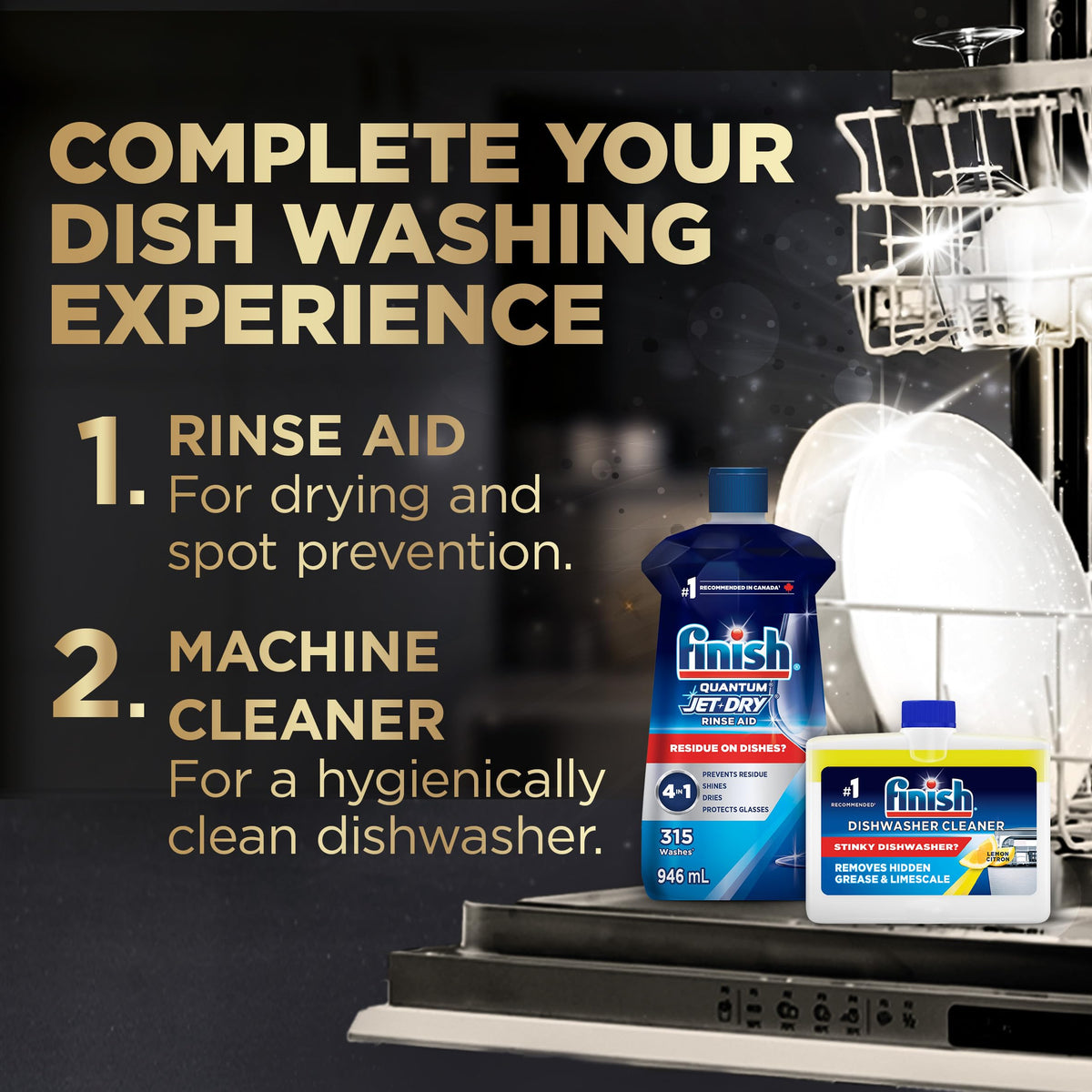 Finish Quantum UltraMax Dishwasher Detergent Pods, Lemon, 60 Count