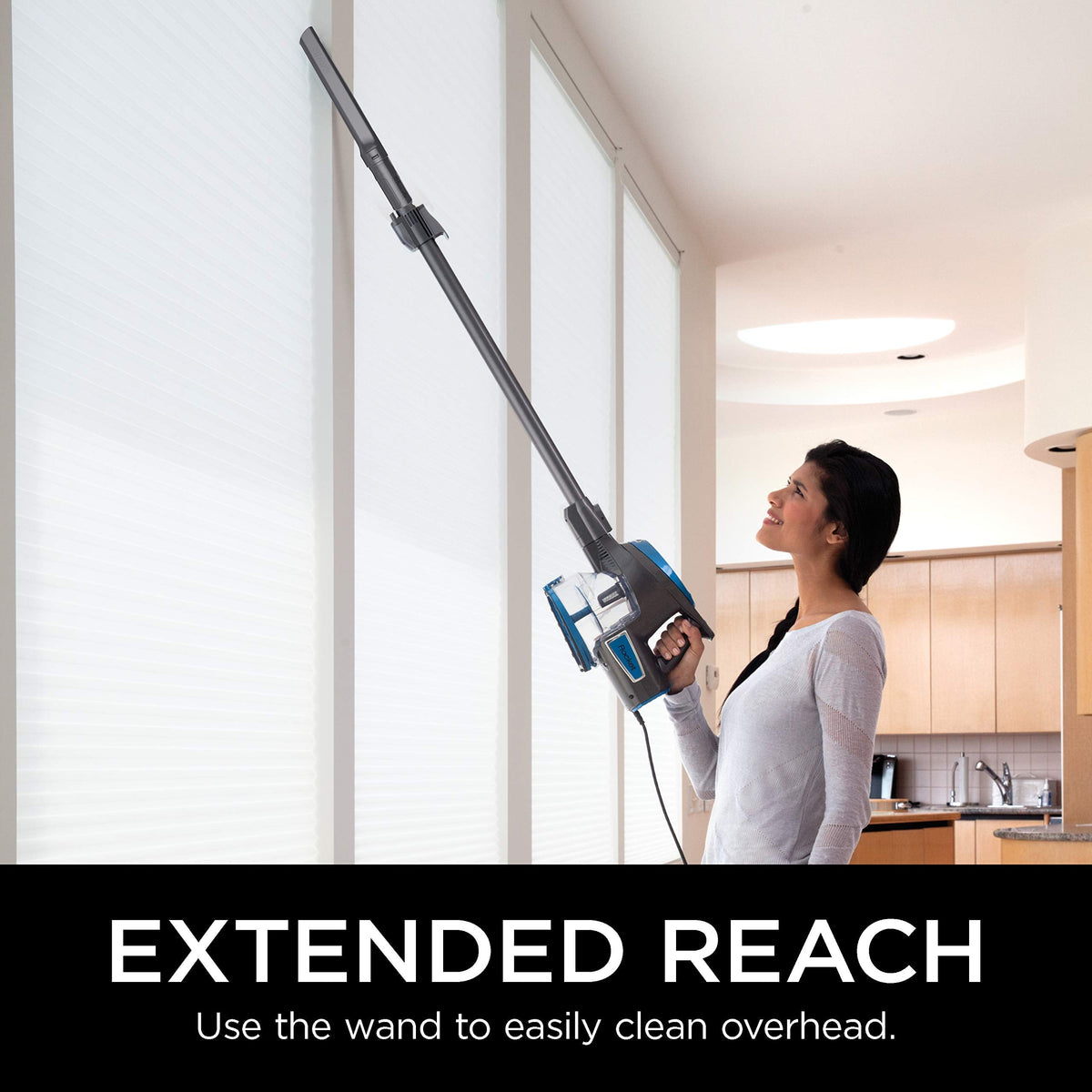Shark Rocket Ultra-Lightweight Corded Stick Vacuum, Blue (HV300C)