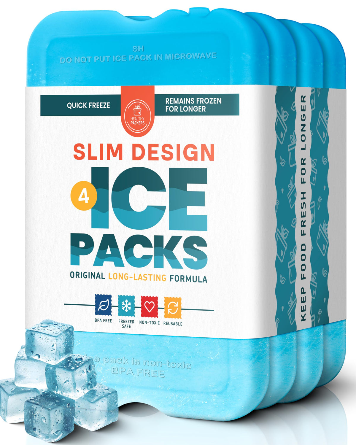 Healthy Packers Original Slim Reusable Ice Pack