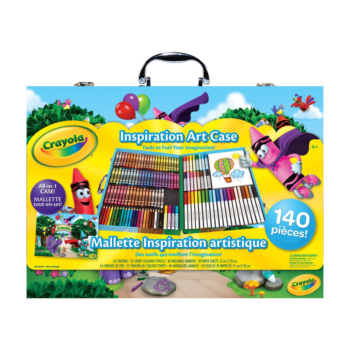 Crayola Inspiration Art Case Colouring Set, 140 Pieces
