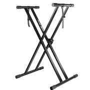 RockJam Xfinity Double-X Adjustable Piano Keyboard Stand