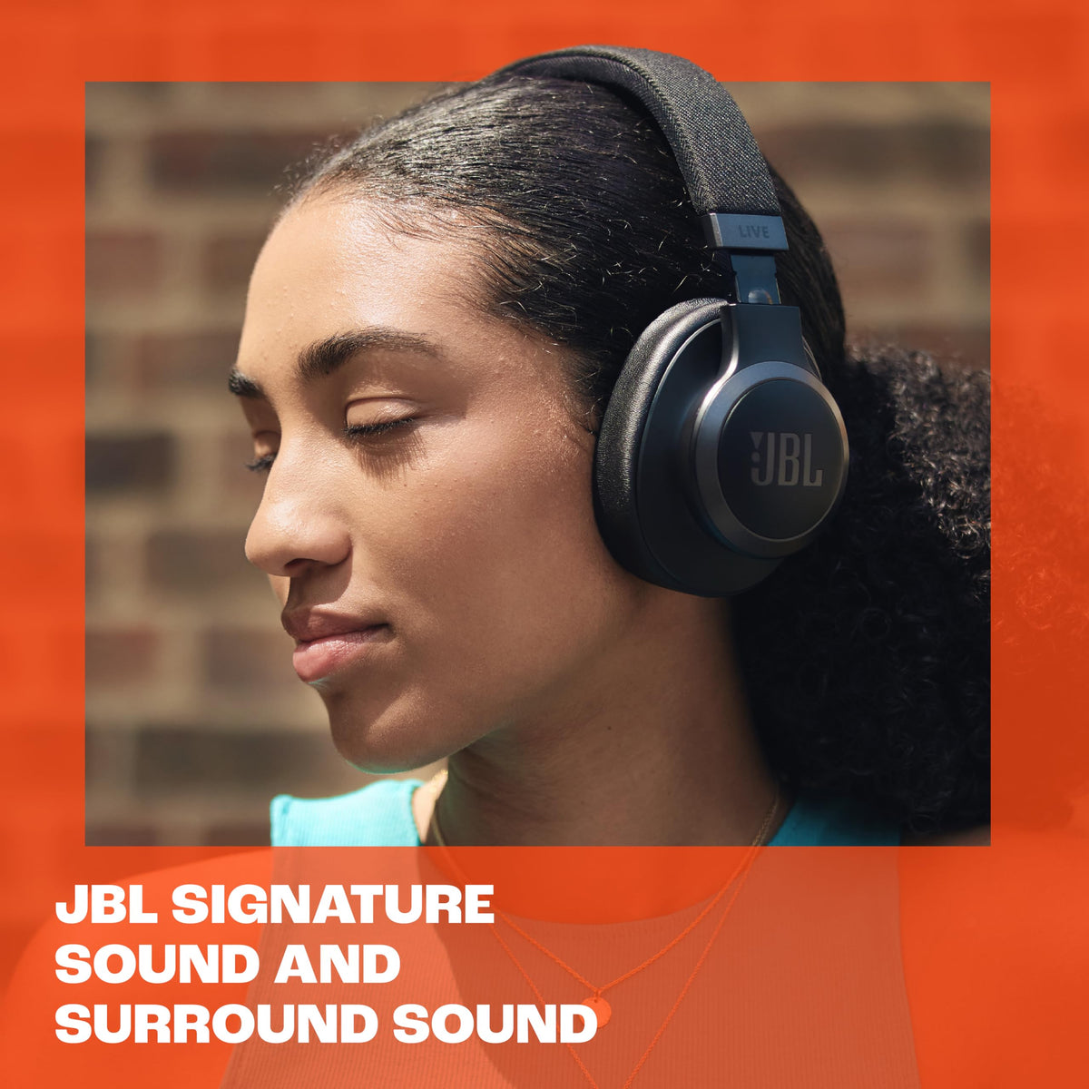 JBL Live 770NC Wireless Noise Cancelling Headphones, Black