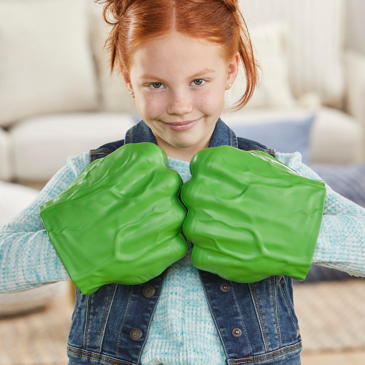 Marvel Hulk Gamma Smash Fists, Soft Foam Role Play Toy, Ages 5+