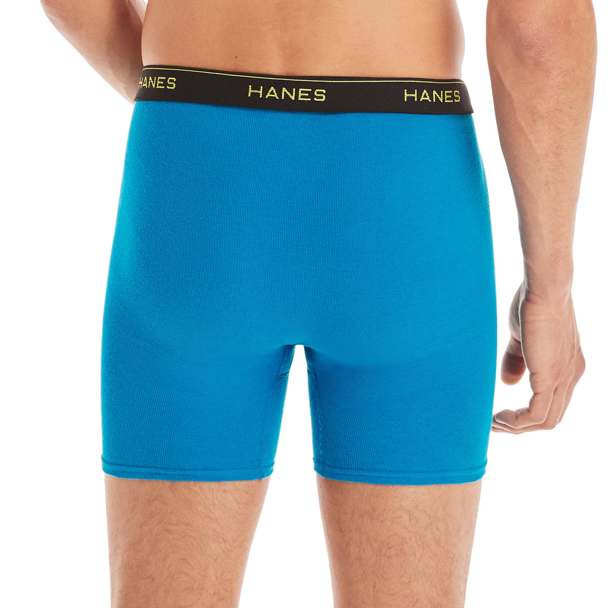 Hanes Men's FreshIQ Ringer Boxer Brief, 4 Pack, Assorted, Medium
