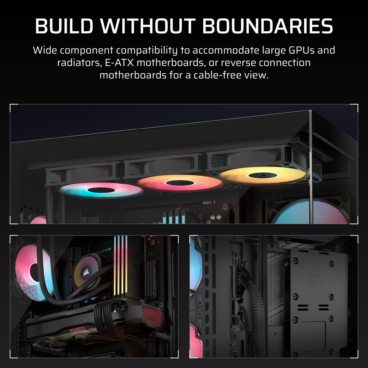 Corsair 3500X RS-R ARGB Mid-Tower PC Case, Black
