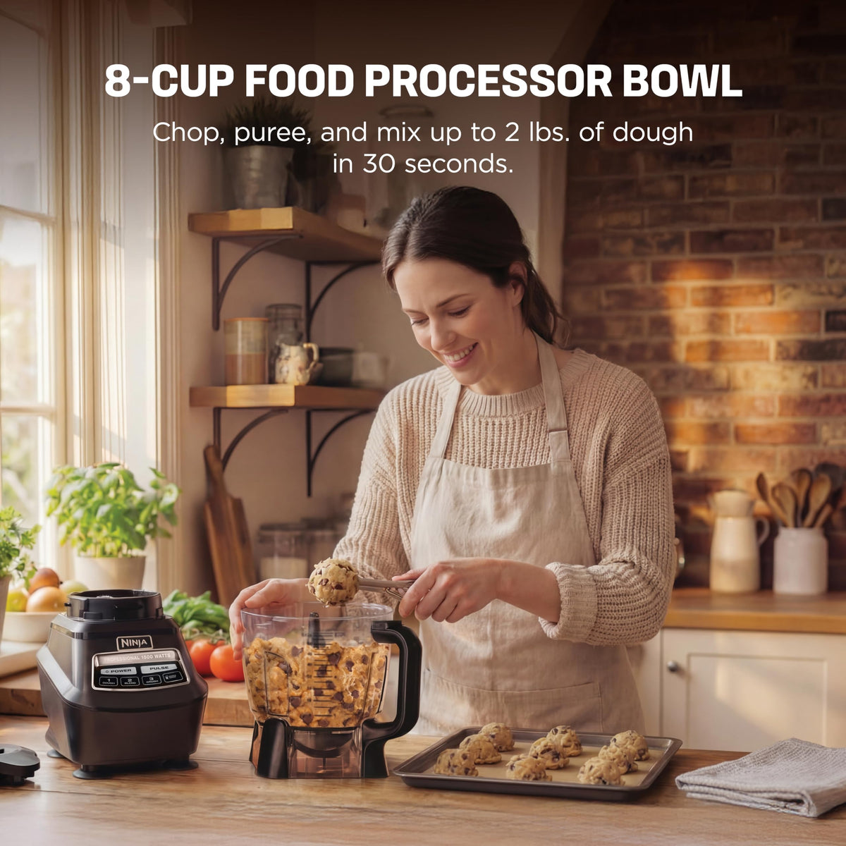 Ninja Kitchen System Food Processor and Blender, 1500W, BL770
