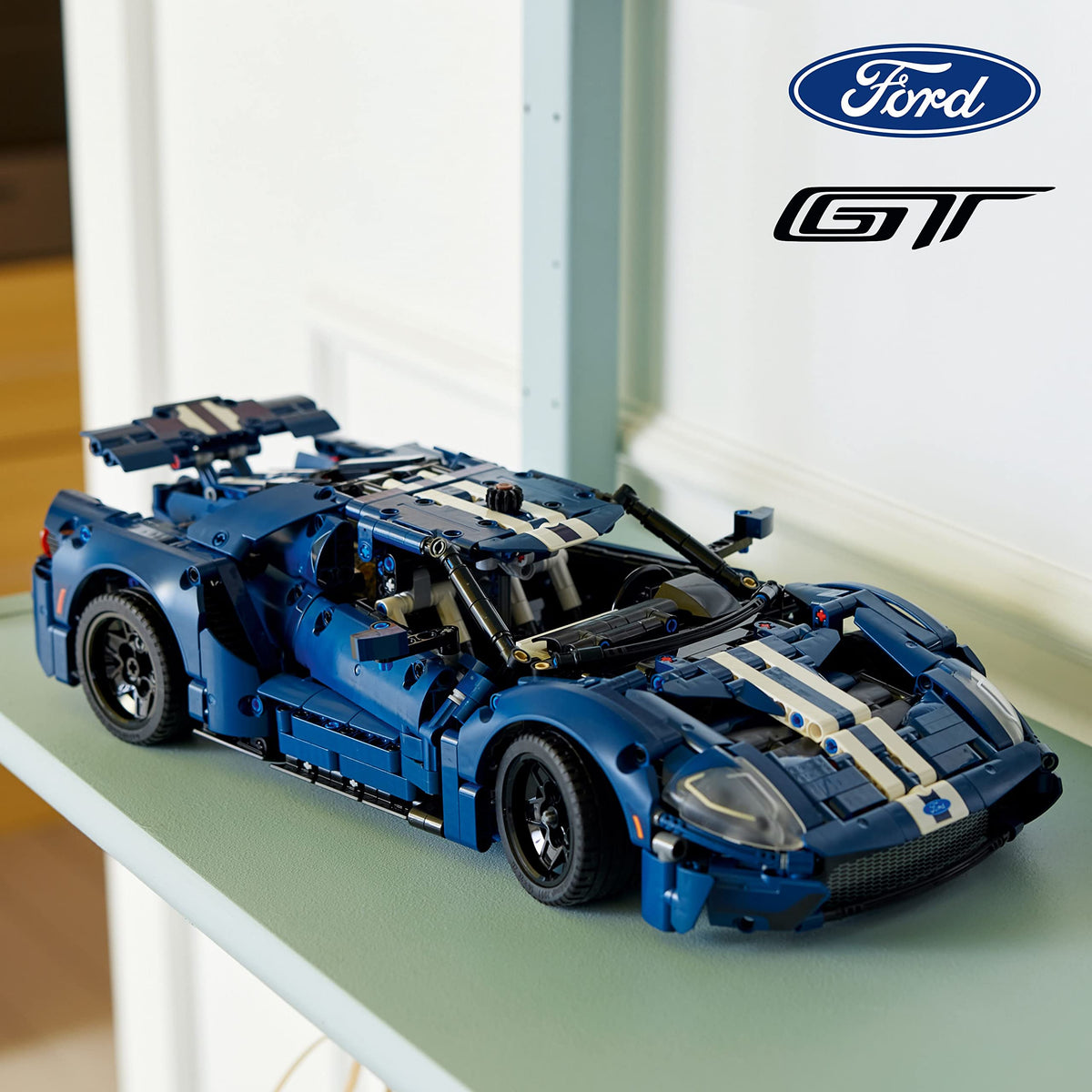 LEGO Technic 2022 Ford GT Car Model Kit, 1:12 Scale, 42154