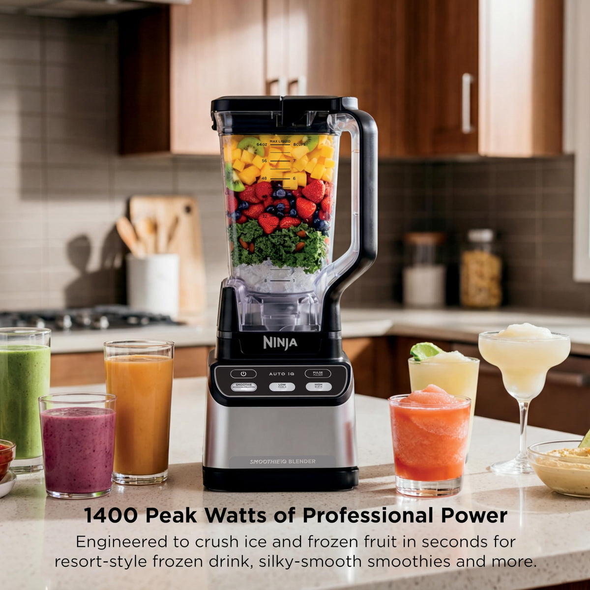 Ninja Professional Blender 2.0, 1400 W, 72 oz, CCO750BSL