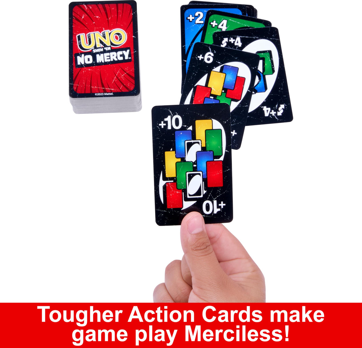 Mattel Games UNO Show 'em No Mercy Card Game in Tin