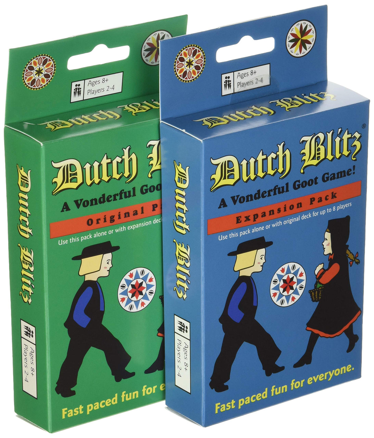 Dutch Blitz Original and Expansion Pack Card Game Set