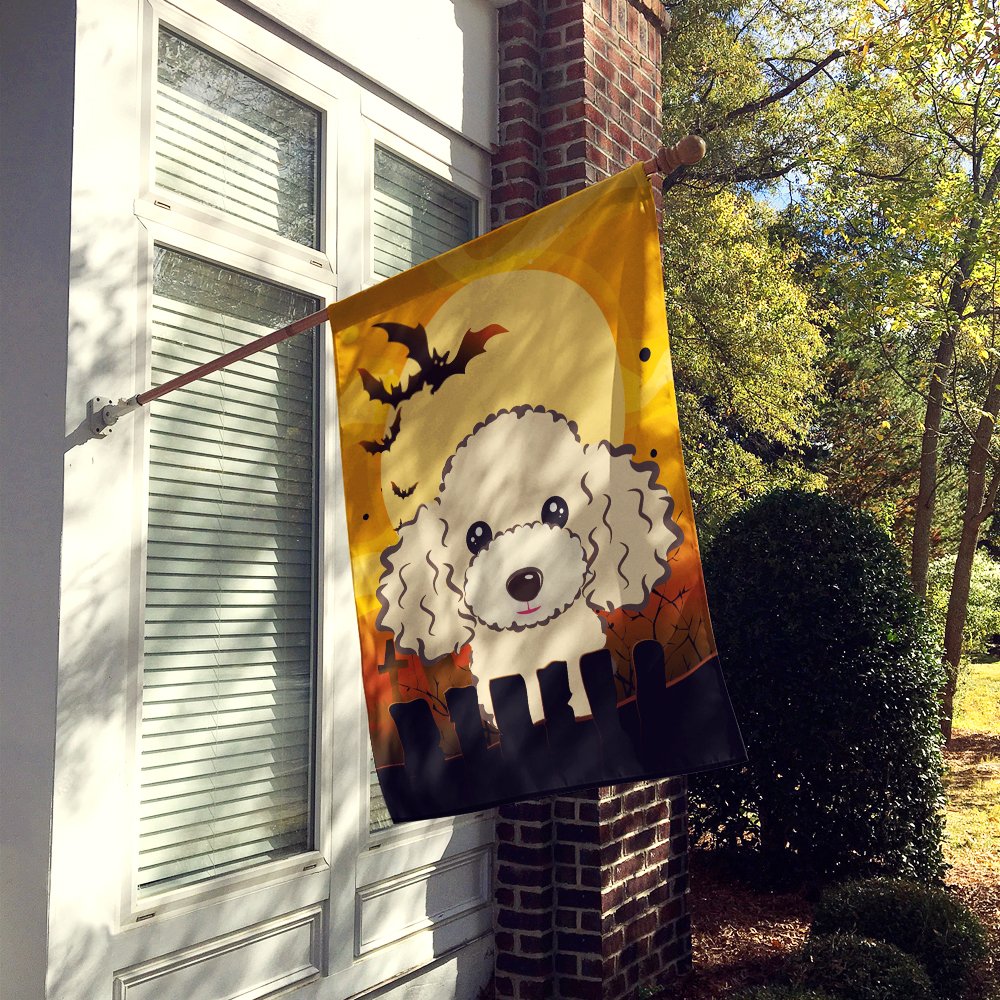 Caroline's Treasures BB1816CHF Buff Poodle Canvas House Flag, Large