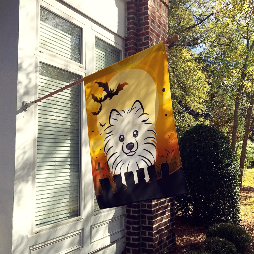 Caroline's Treasures BB1765CHF Pomeranian Canvas House Flag, Large