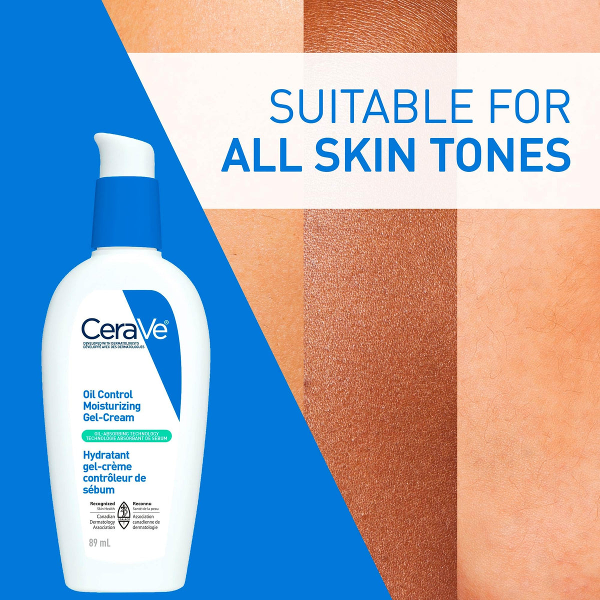 CeraVe Oil Control Moisturizing Gel-Cream, 89 mL