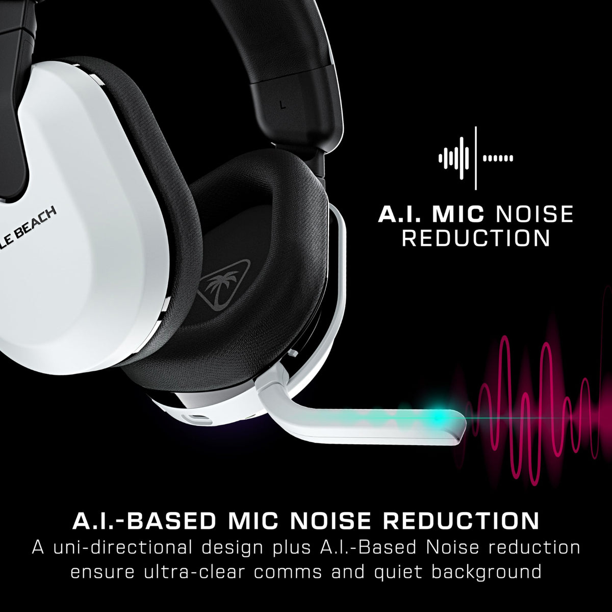 Turtle Beach Stealth 600 Wireless Gaming Headset, White