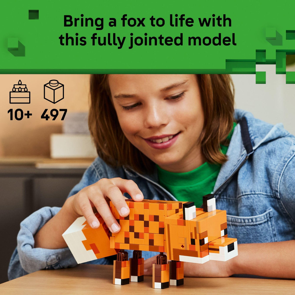 LEGO Minecraft The Fox Building Set, 21588
