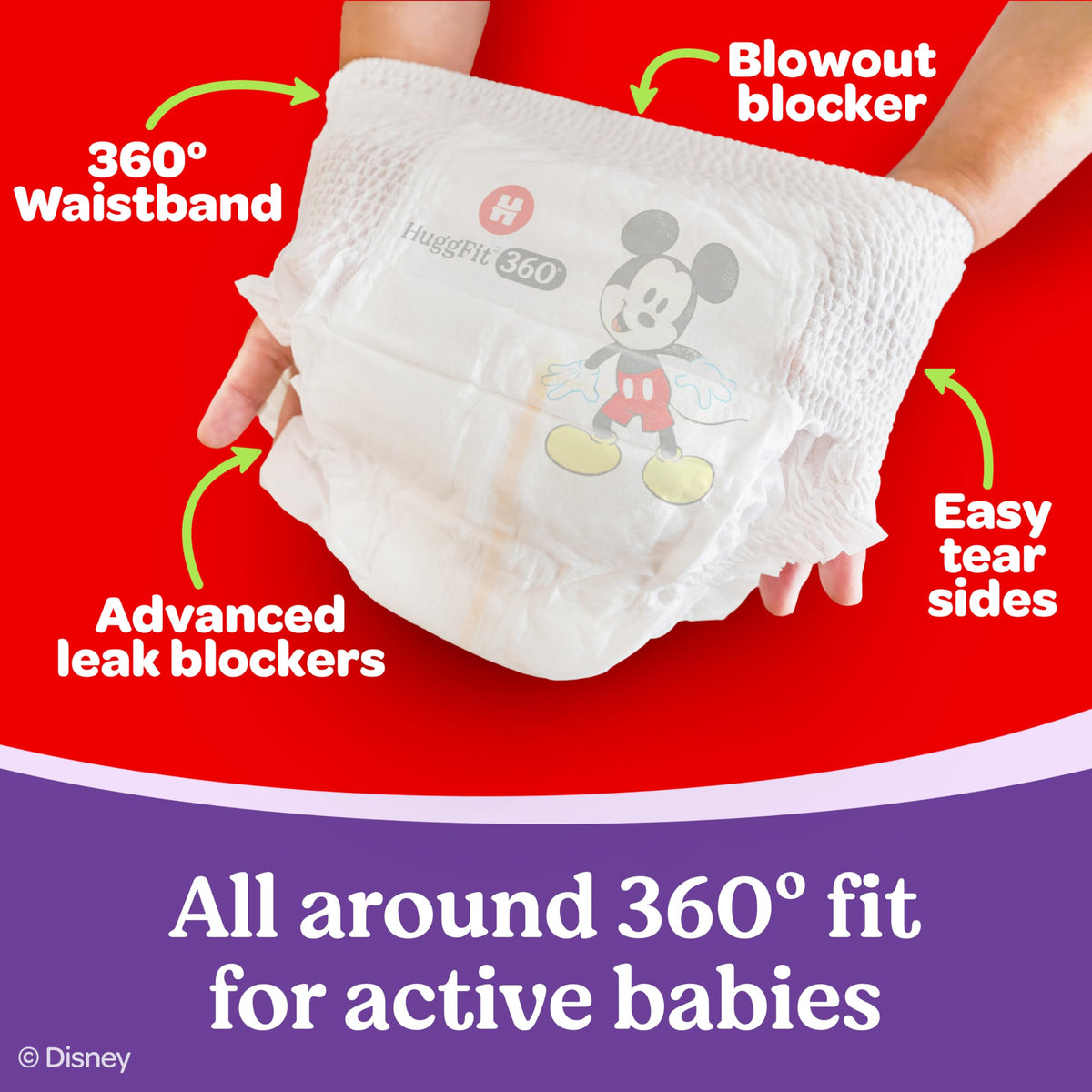 Huggies Little Movers Baby Diapers, Size 3 (16-28 lbs), 136 Count
