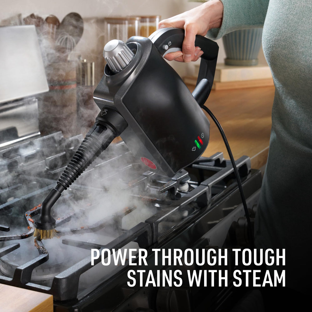 Hoover Portable Handheld Steam Cleaner, 10-in-1, WH25000CA