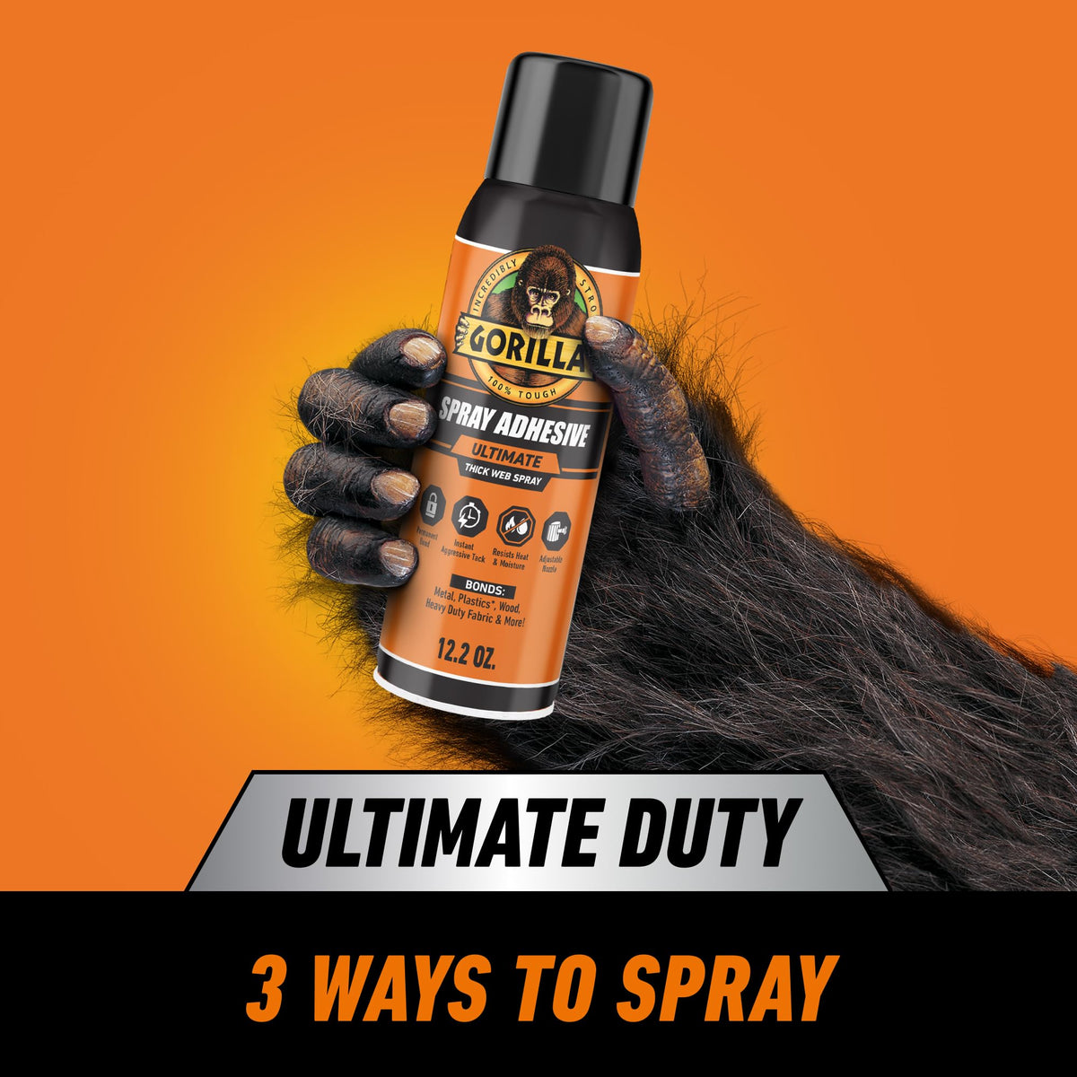 Gorilla Ultimate Multi Surface Spray Adhesive, 345g