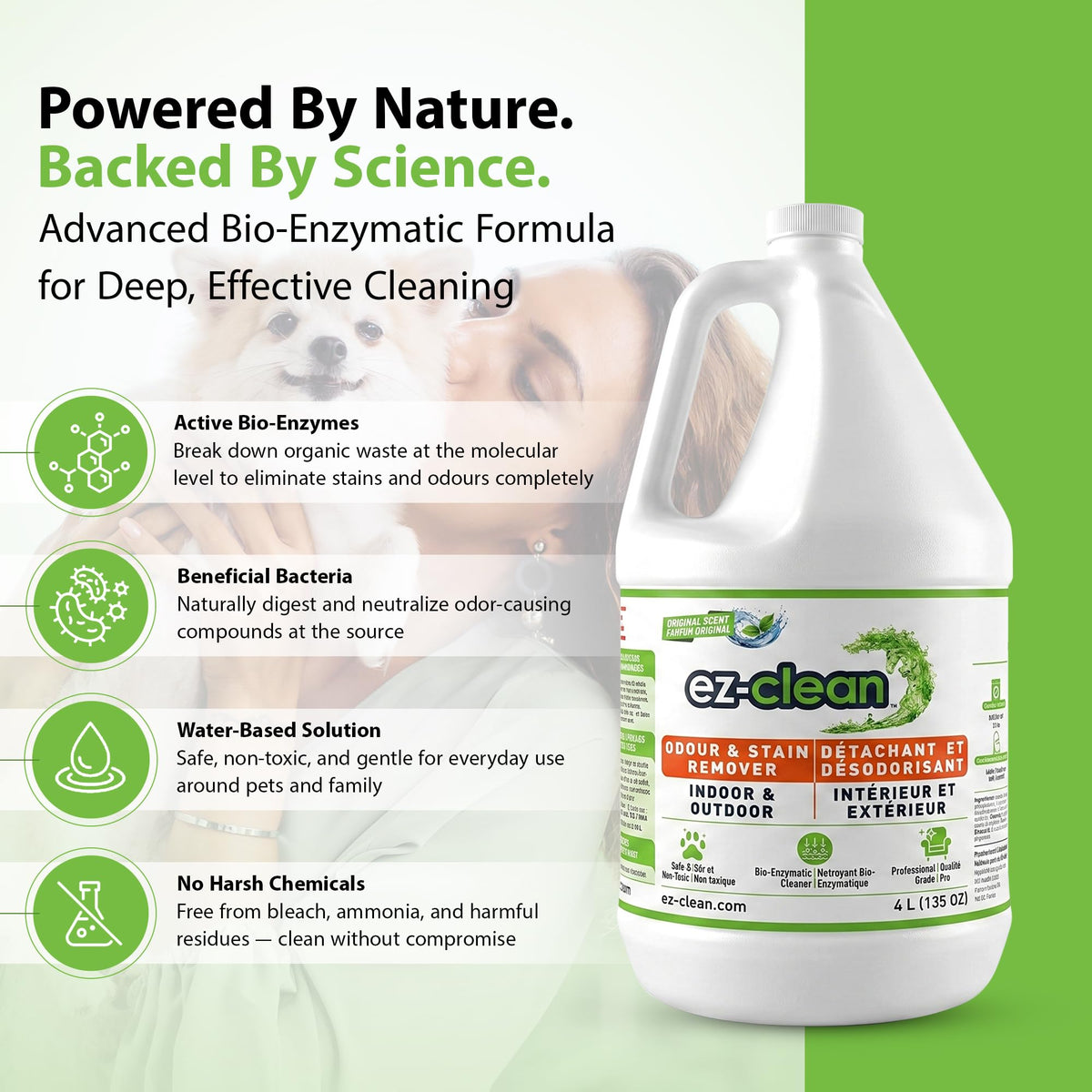 ez-clean Advanced Bio Enzyme Pet Odour Remover, 4 L