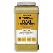 Coolinario Fortified Nutritional Yeast, Large Flakes, 1 Gal (1.5 lb)