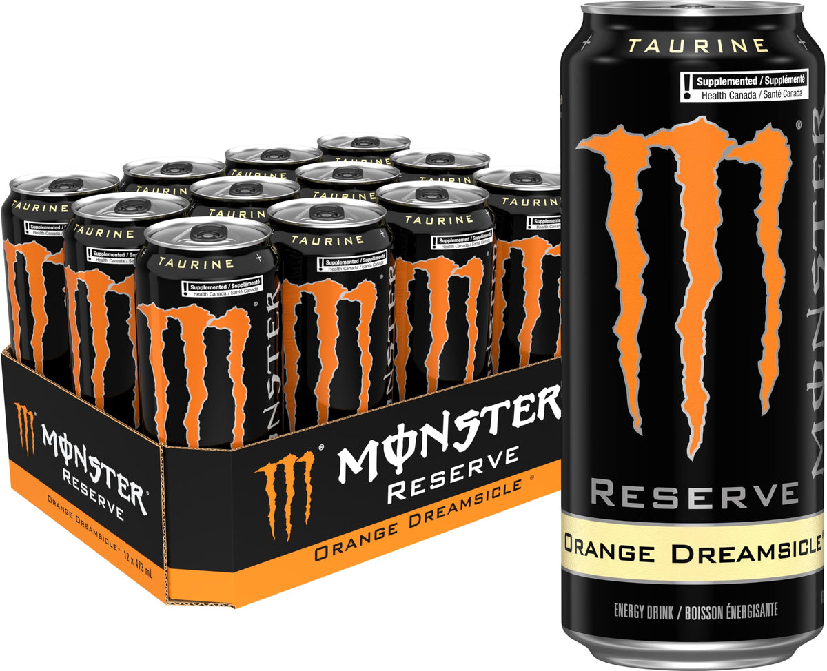 Monster Energy Reserve, Orange Dreamsicle, 12 x 473 ml