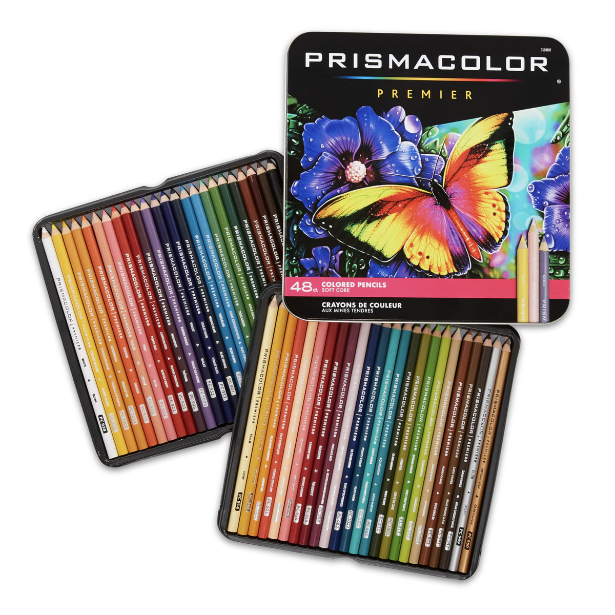 Prismacolor Premier Soft Core Coloured Pencils, Assorted, 48 Count