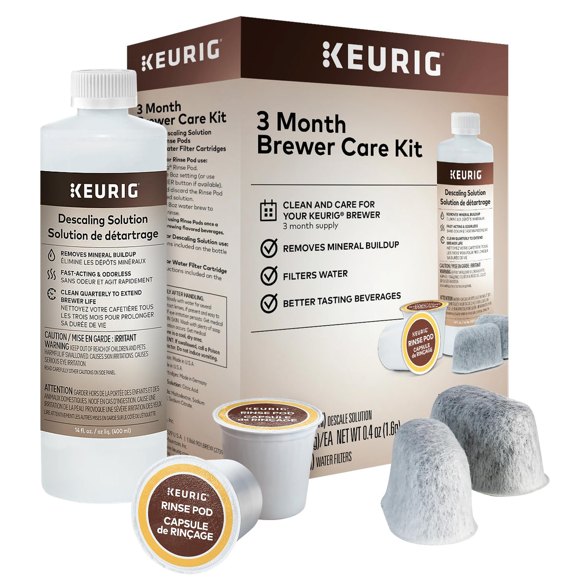 Keurig 3-Month Brewer Maintenance Kit, 7 Count