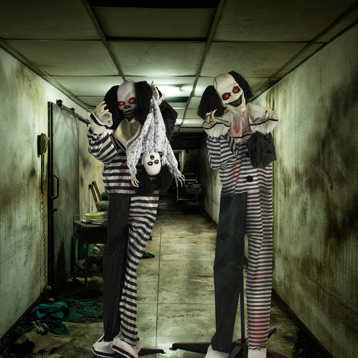 Haunted Hill Farm Animatronic Talking Clown