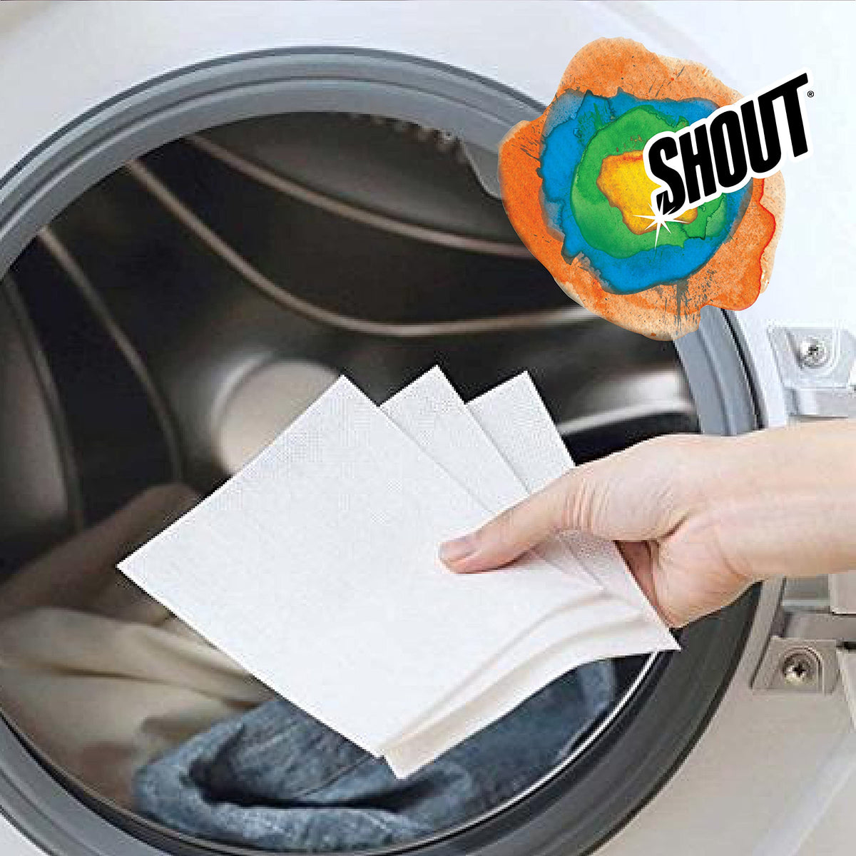 Shout Colour Catcher Dye-Trapping Laundry Sheets, 72 Count